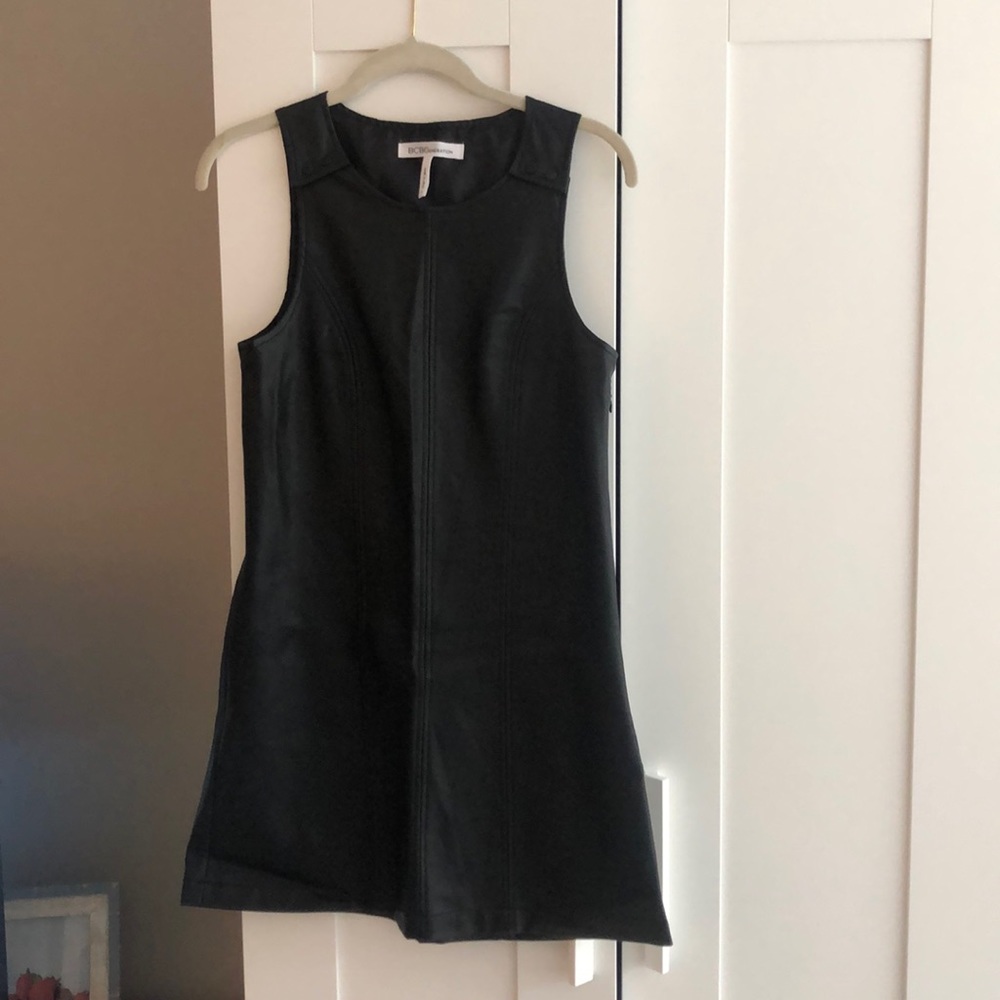 BCBGeneration Faux Leather Dress- Size 2
